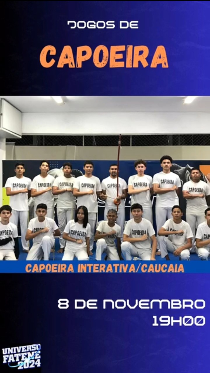 Vem aí os Jogos de Capoeira Interativa – Universo FATENE 2024!